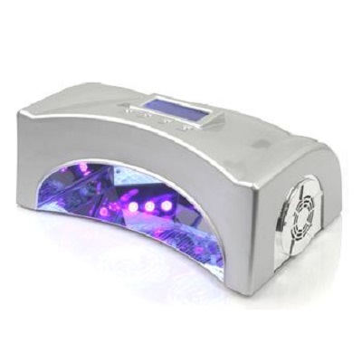 Гибридная лампа Professional Nail Skled 019 NL 66 W CCFL+LED silver с дисплеем и вентилятором Гибридная лампа Professional Nail Skled 019 NL 66 W CCFL+LED silver с дисплеем и вентилятором